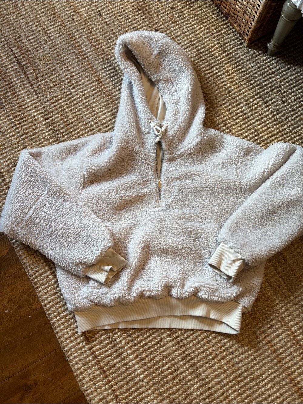 lululemon athletica Plush Sherpa Hoodie in Cream